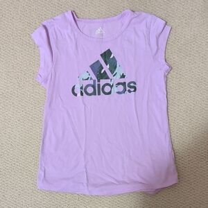 Adidas Kids' Lavender Logo Tee